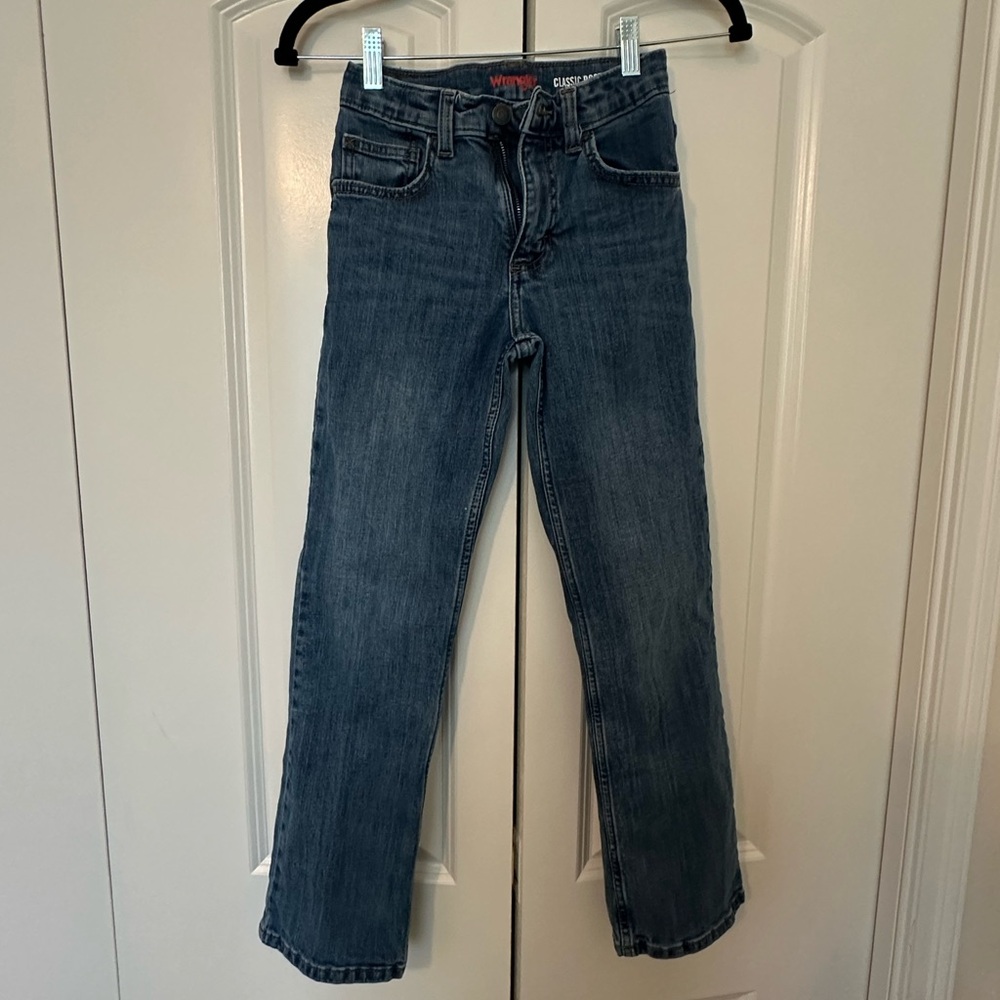 Wrangler Boy’s Straight Leg Blue Jeans